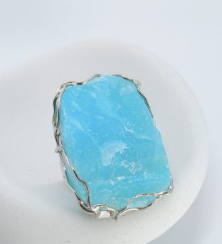 Кольцо с смитсонитом